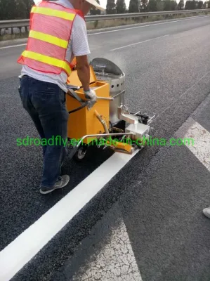 トップブランドのハンドプッシュ熱可塑性道路ラインマーキングペイントマシン